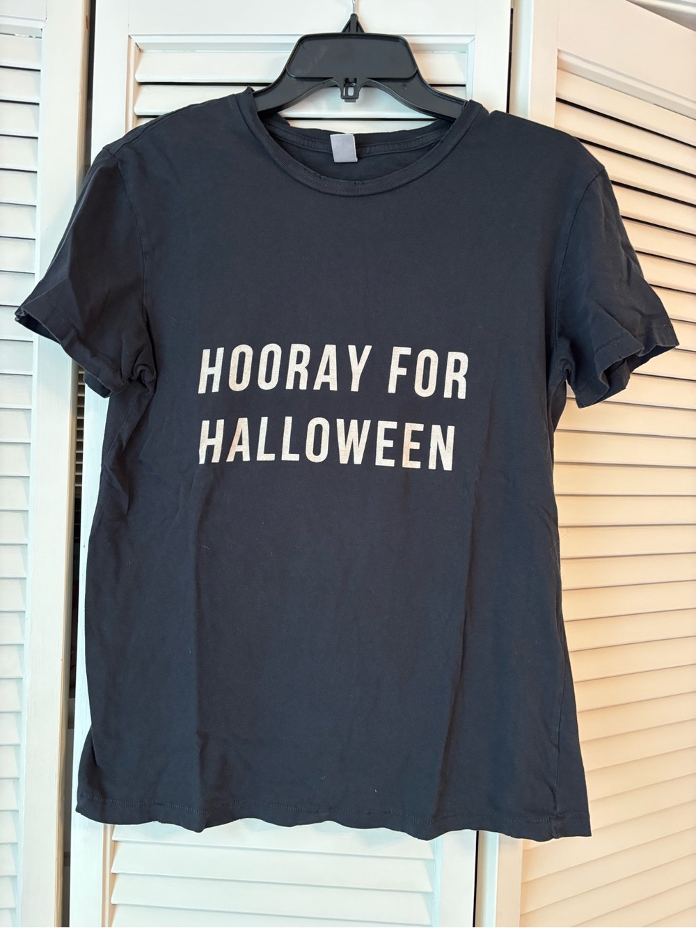 Hooray For Halloween Black Graphic Tee